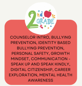 second grade counseling lessons